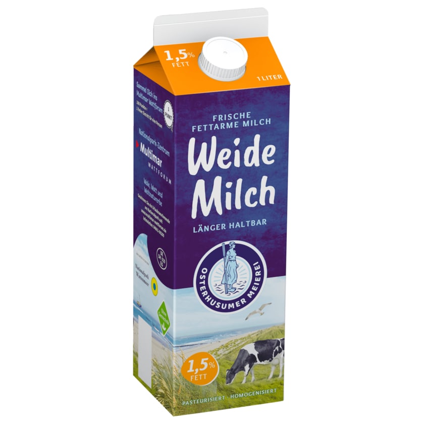 Osterhusumer Meierei Weide Milch Haltbar 1,5% 1l